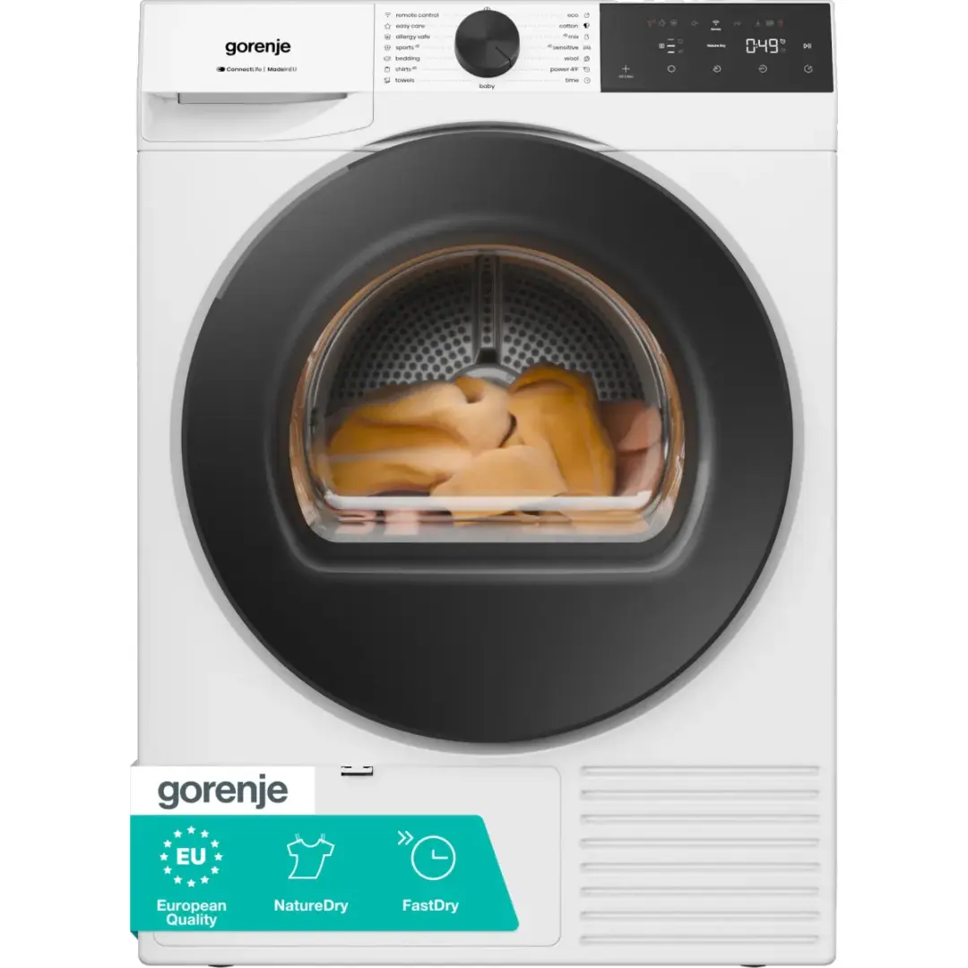Gorenje sušilica rublaj s toplotno črpalko DG48C, 8 kg